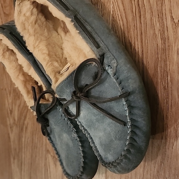 Ugg Dakota Atlantic Slippers Australia Womens Loafer  Aqua Teal Moccasin - Picture 15 of 16